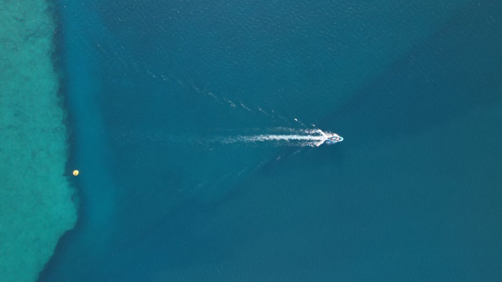 Drone shot by Christine Lozada in the Bahamas