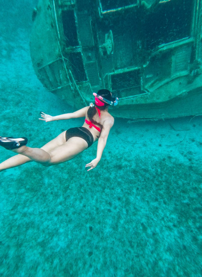 Christine Lozada Snorkeling in St Thomas USVI