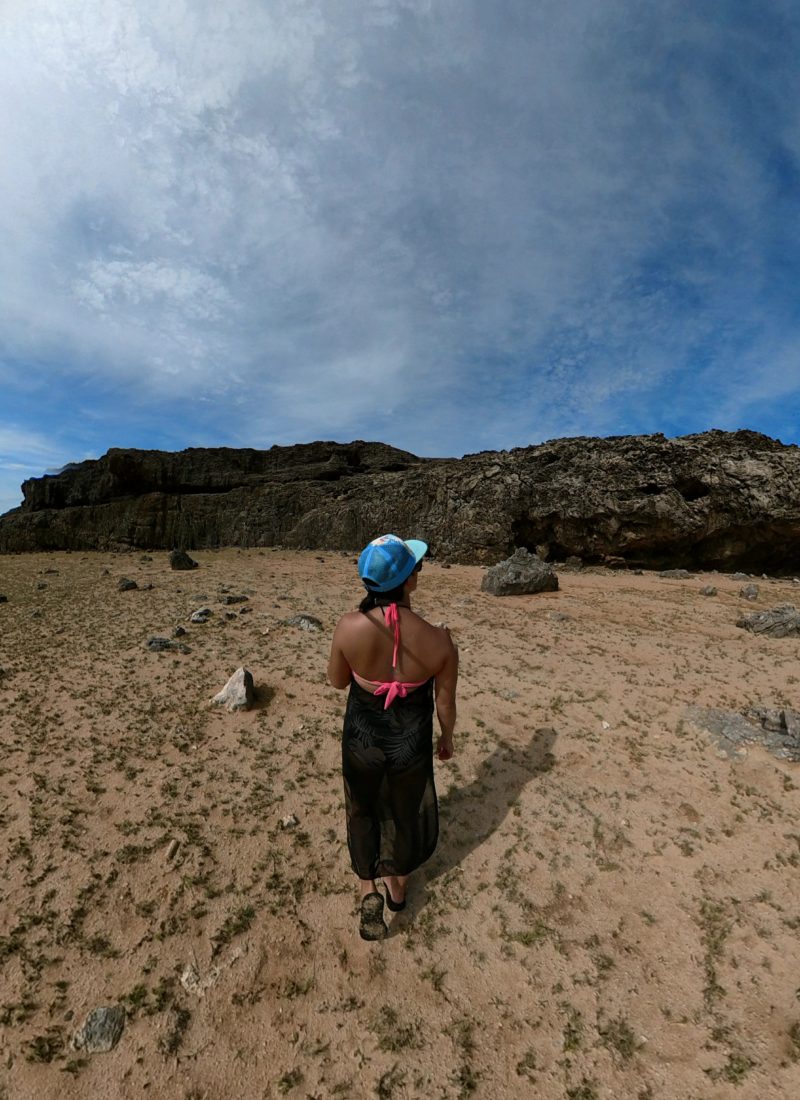 Christine Lozada at Bonaire National Park