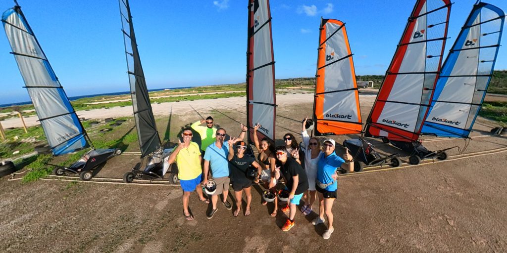 Christine Lozada with Bonaire Landsailing Adventures shot on Insta360 OneX2