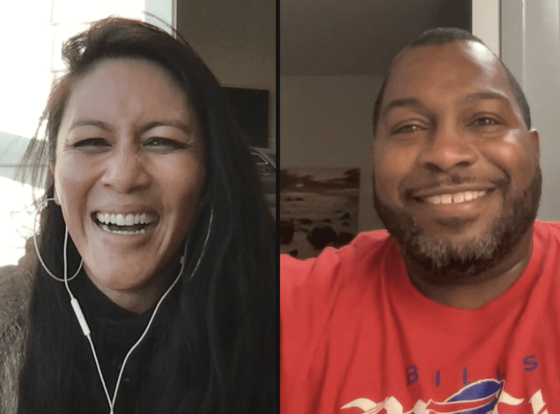 Christine Lozada and Dennard Jackson The Drone Party Podcast