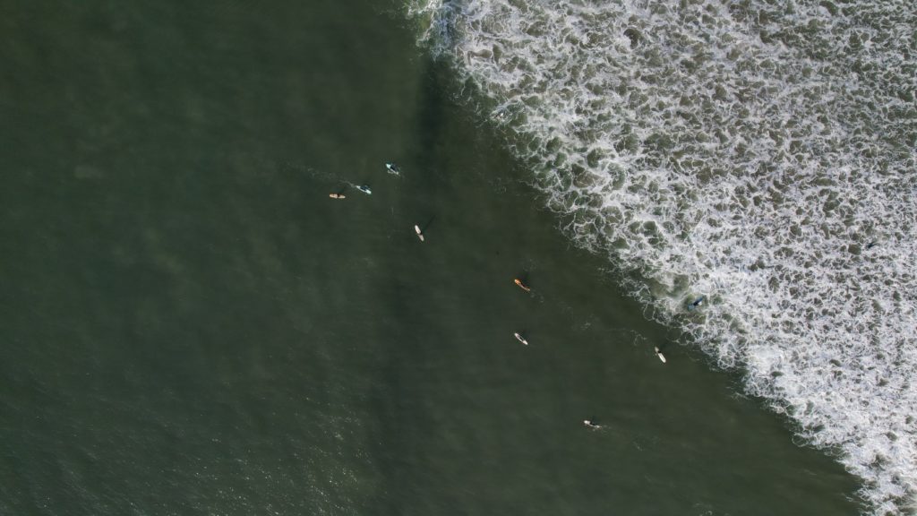 Surfing in Ventura California