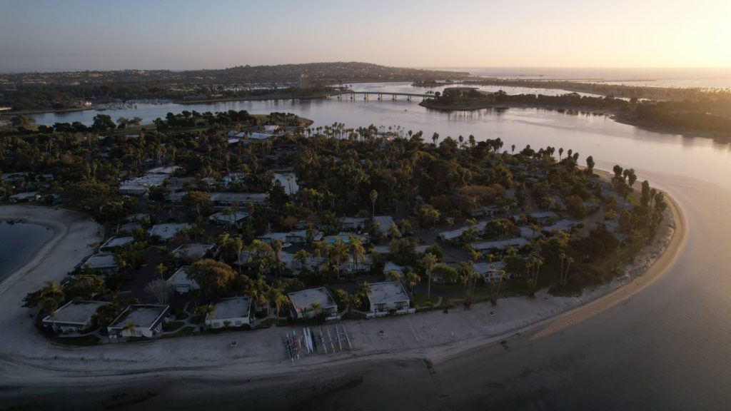 Paradise Point Resort & Spa drone shot by Christine Lozada on Mavic Air 2S 