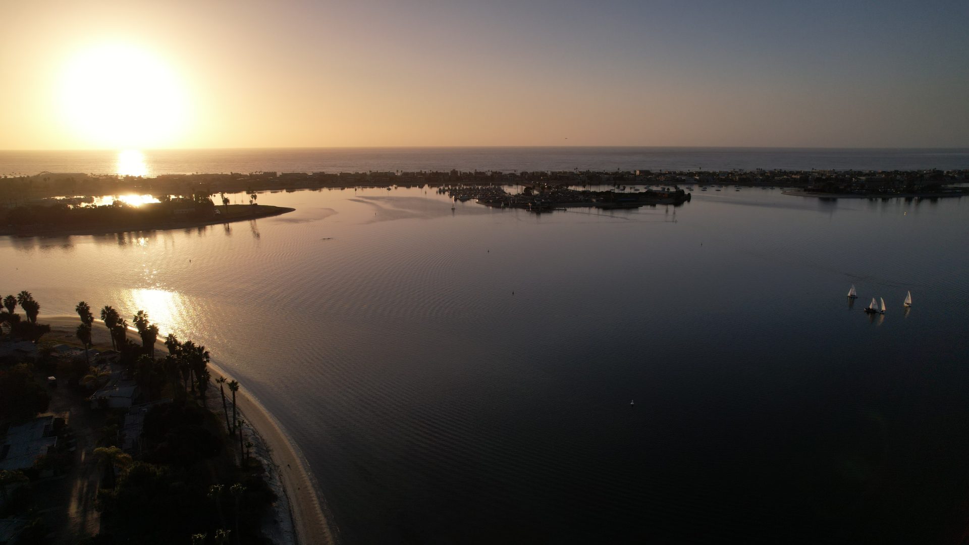 Mission Bay drone shot by Christine Lozada shot on Mavic Air 2S