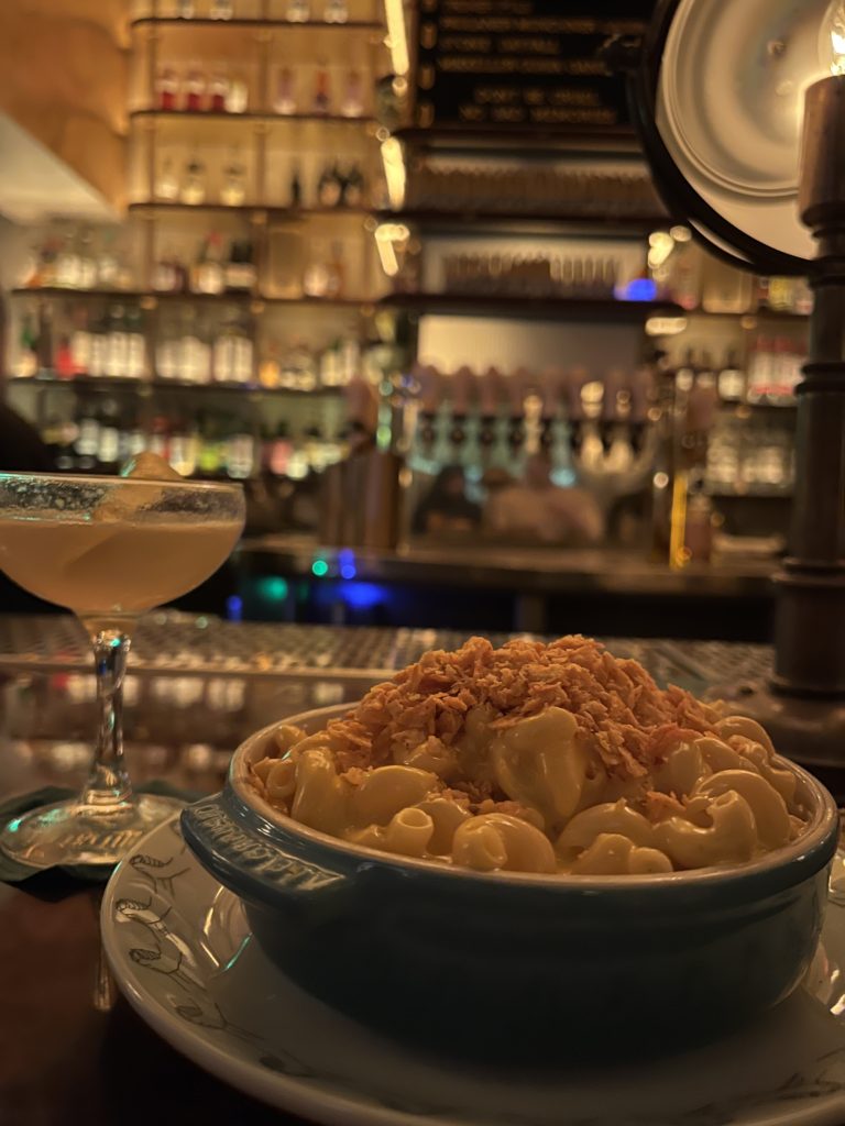 Mac and cheese and cocktails at Neighborhood Restaurant San Diego