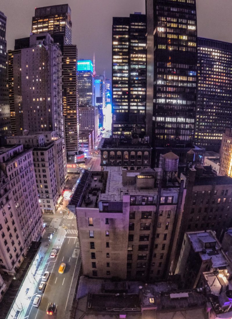 New York City view of Midtown and Times Square from The Westhouse hotel