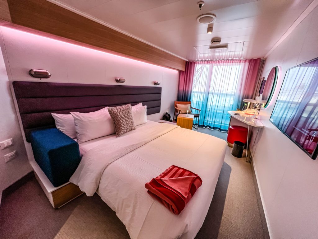 Terrace Balcony Stateroom on Virgin Voyages