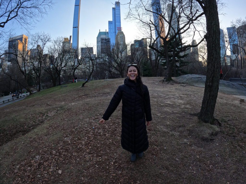 Christine Lozada in Central Park NYC