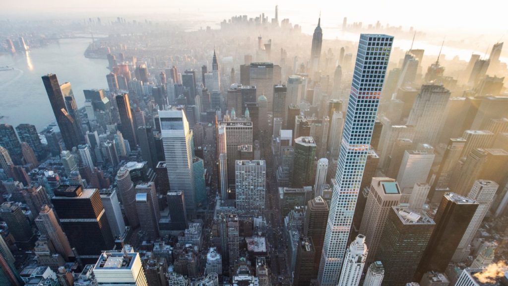 New York City aerial view