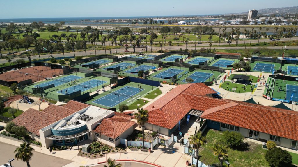 Barnes Tennis Center in San Diego, California shot on Mavic Mini 3 Pro by Christine Lozada