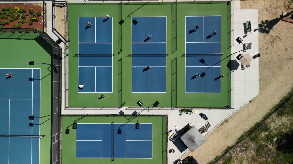 Pickleball Courts at Barnes Tennis Center in San Diego California