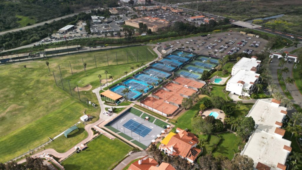 Tennis Center and Pickleball Courts at Omni La Costa Resort and Spa