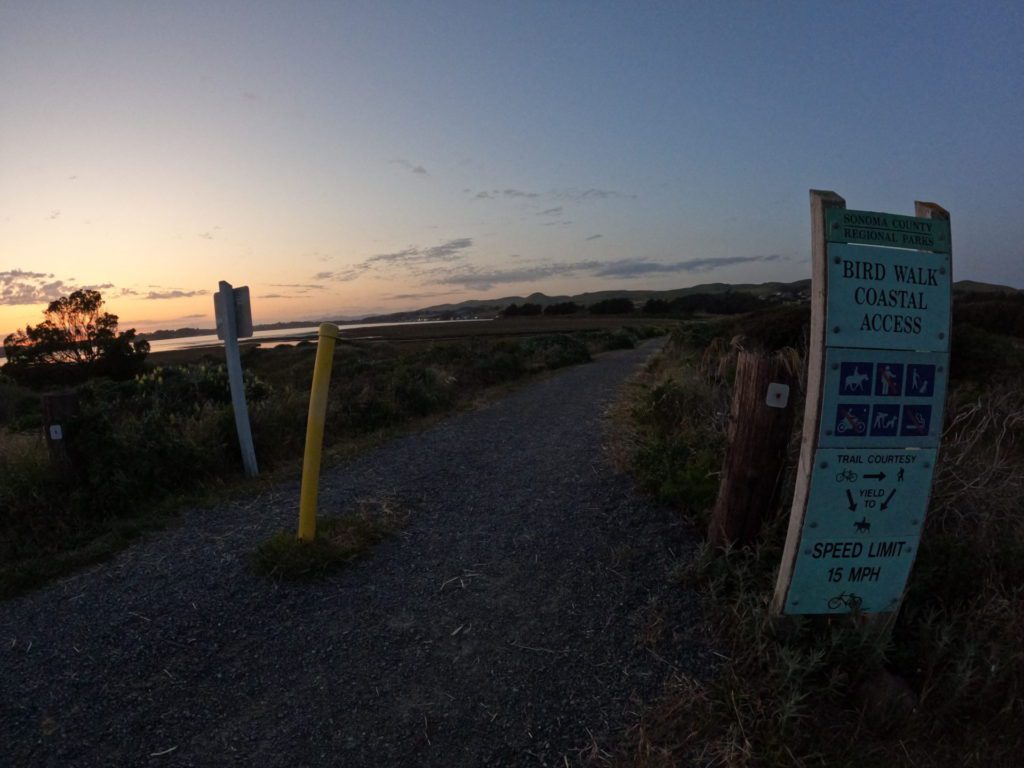 Walk Birdwalk Coastal Access Trail at Doran Beach