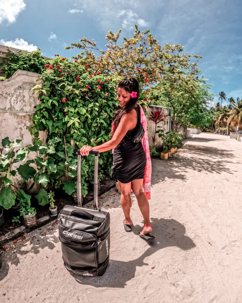 Christine Lozada in the Maldives