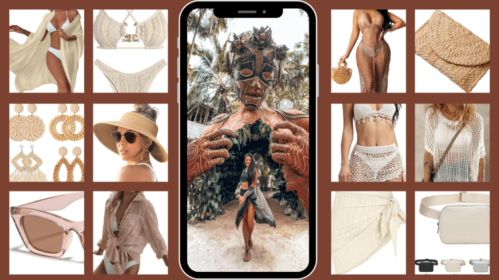 Curated Tulum Mexico items to pack