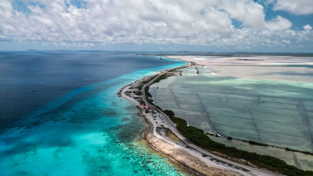 Bonaire Island drone shot by Christine Lozada