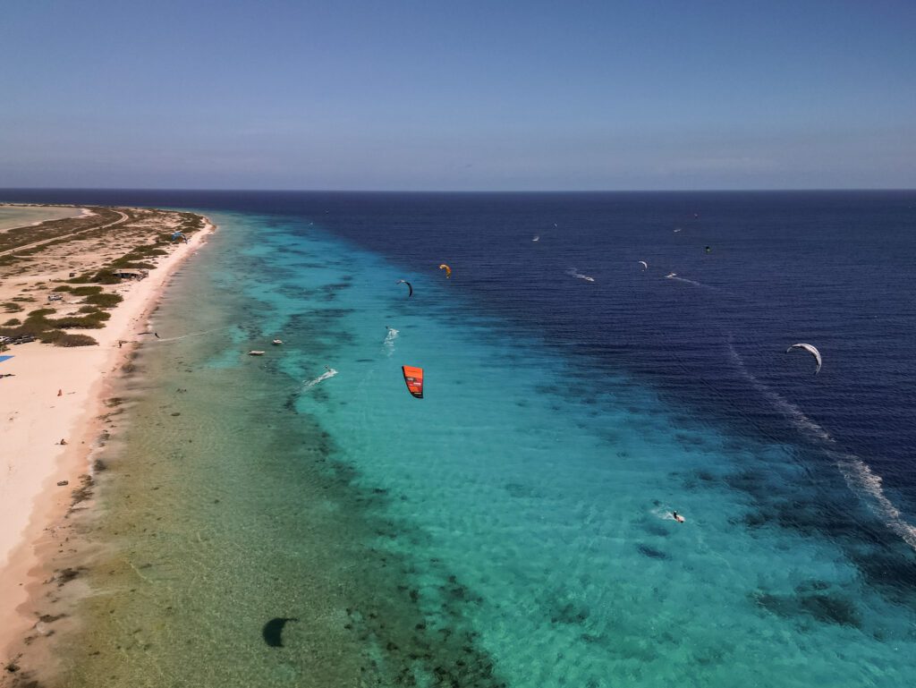 Bonaire Island drone shot by Christine Lozada