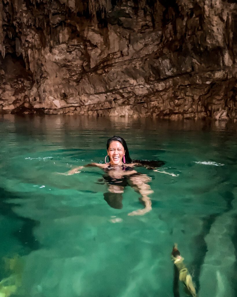 Christine Lozada in Tulum Mexico