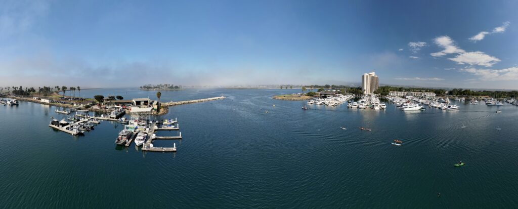 Mission Bay San Diego drone shot by Christine Lozada