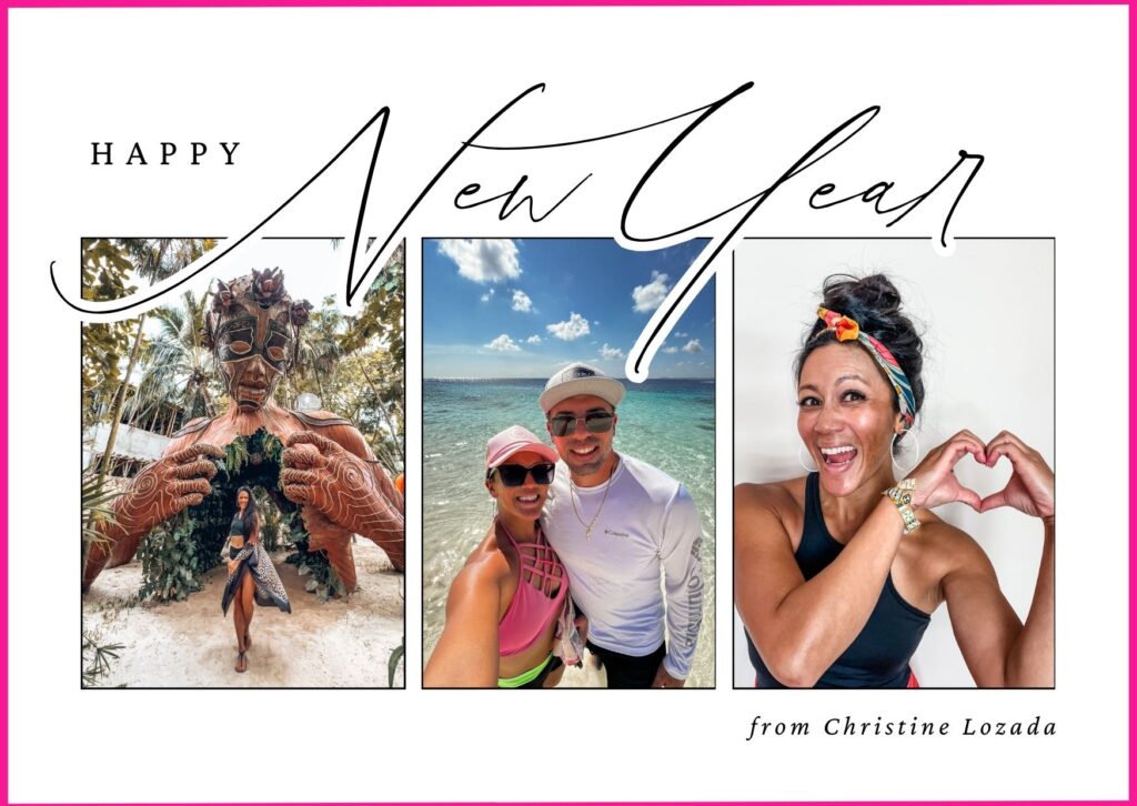 christine lozada 2025 new years card