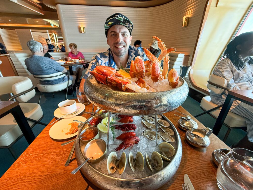 Virgin Voyages Seafood Tower